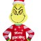 4 FT. Inflatable Grinch with Ugly Sweater & Lights Christmas Yard Decoration
